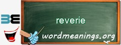 WordMeaning blackboard for reverie